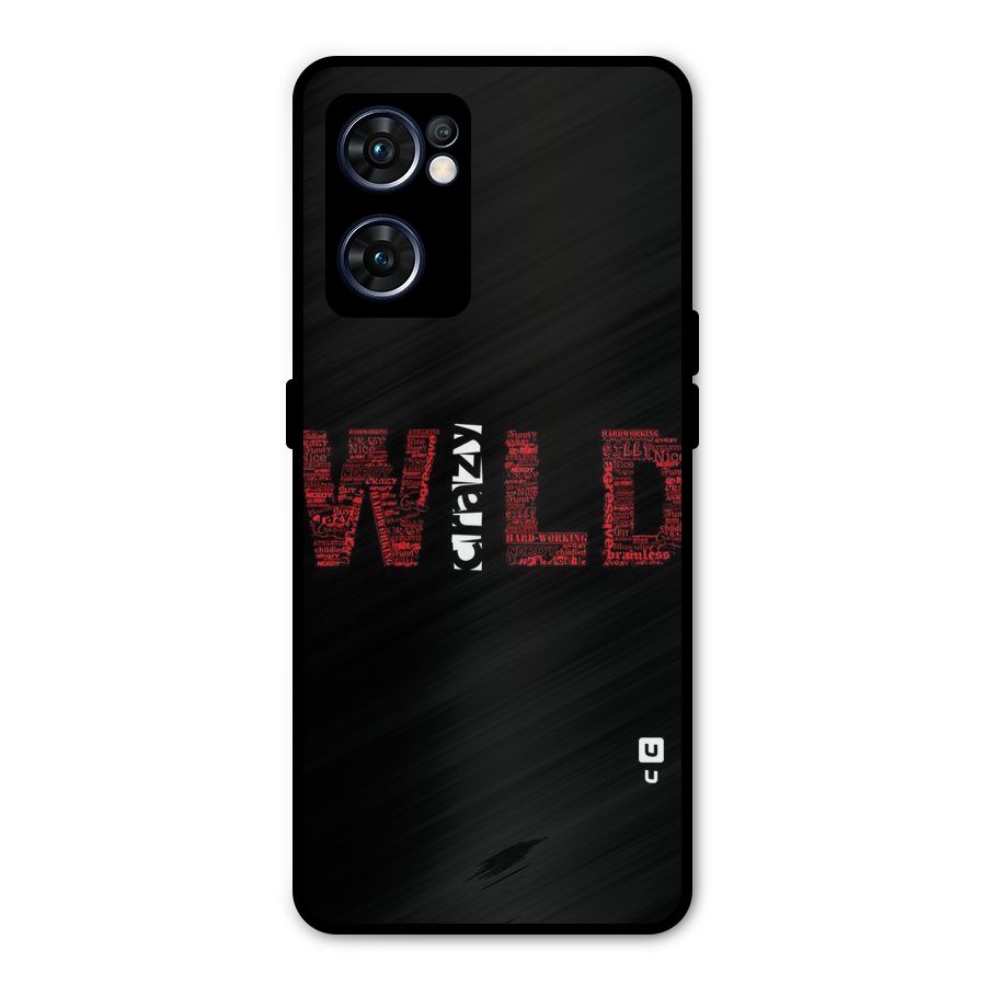 Wild Crazy Metal Back Case for Oppo Reno7 5G