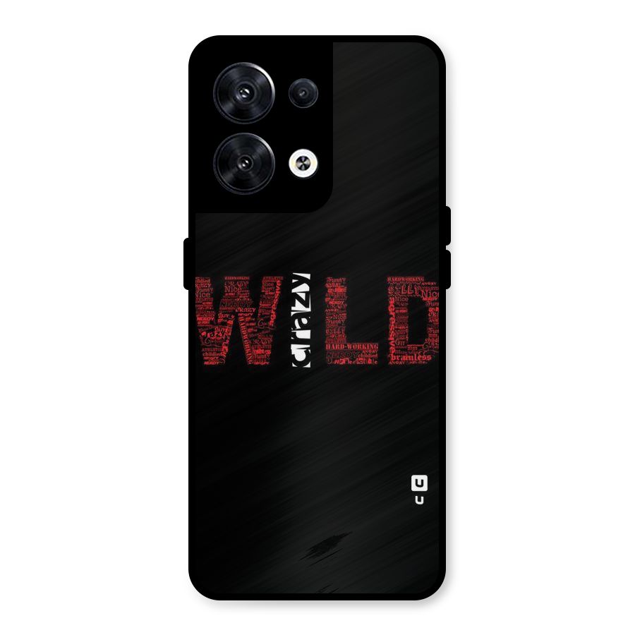 Wild Crazy Metal Back Case for Oppo Reno8 5G