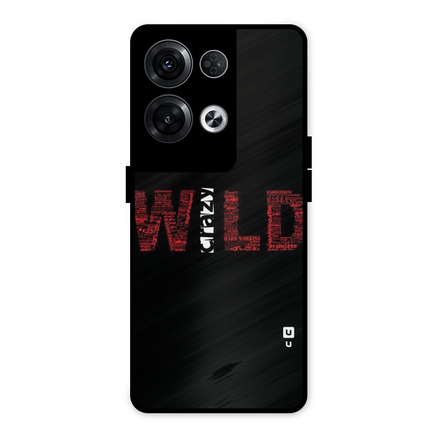 Wild Crazy Metal Back Case for Oppo Reno8 Pro 5G