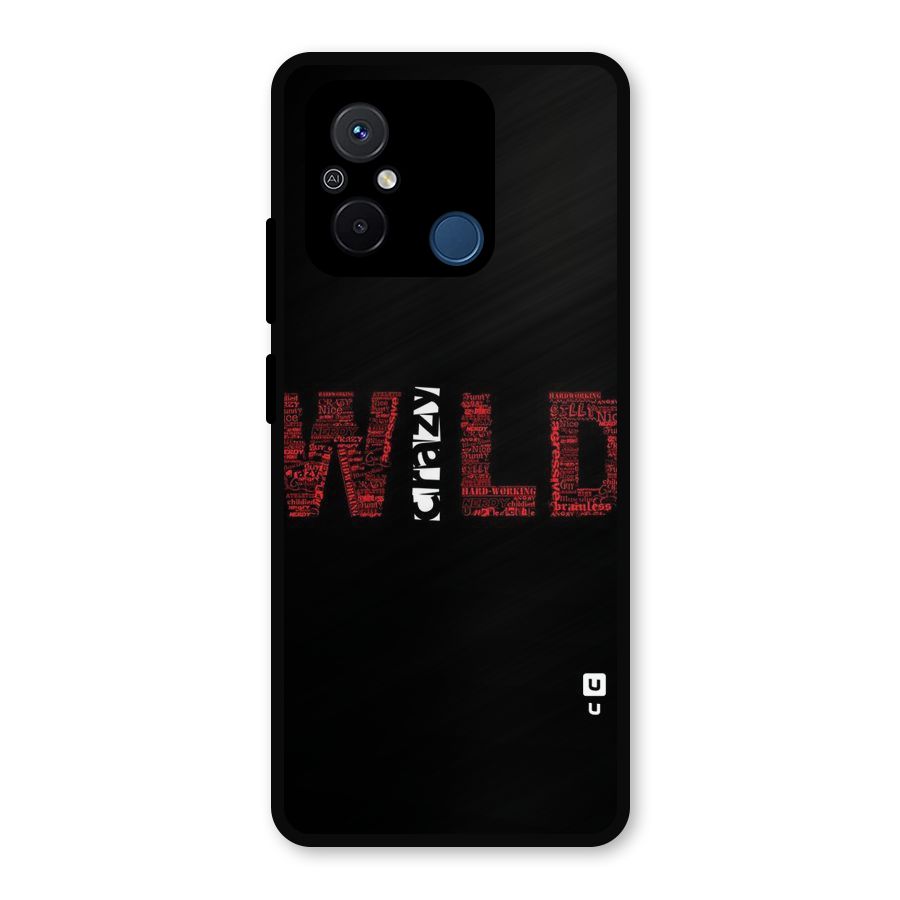 Wild Crazy Metal Back Case for Poco C55