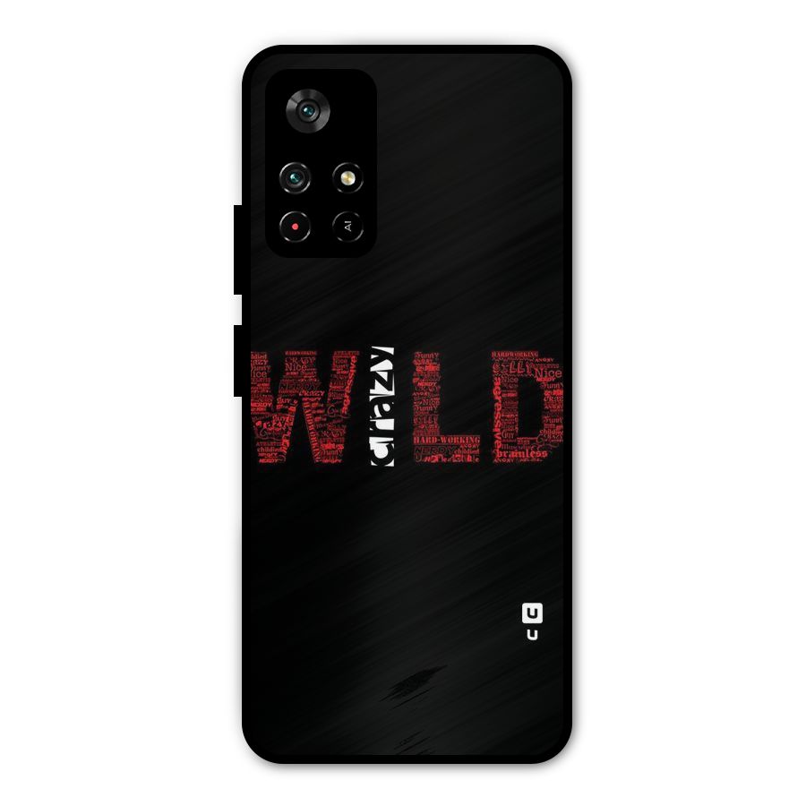 Wild Crazy Metal Back Case for Poco M4 Pro 5G