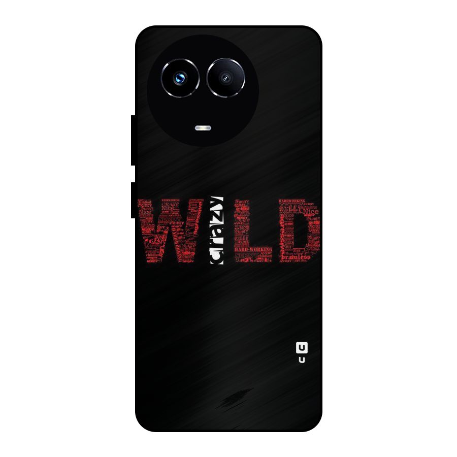 Wild Crazy Metal Back Case for Realme Narzo 60X
