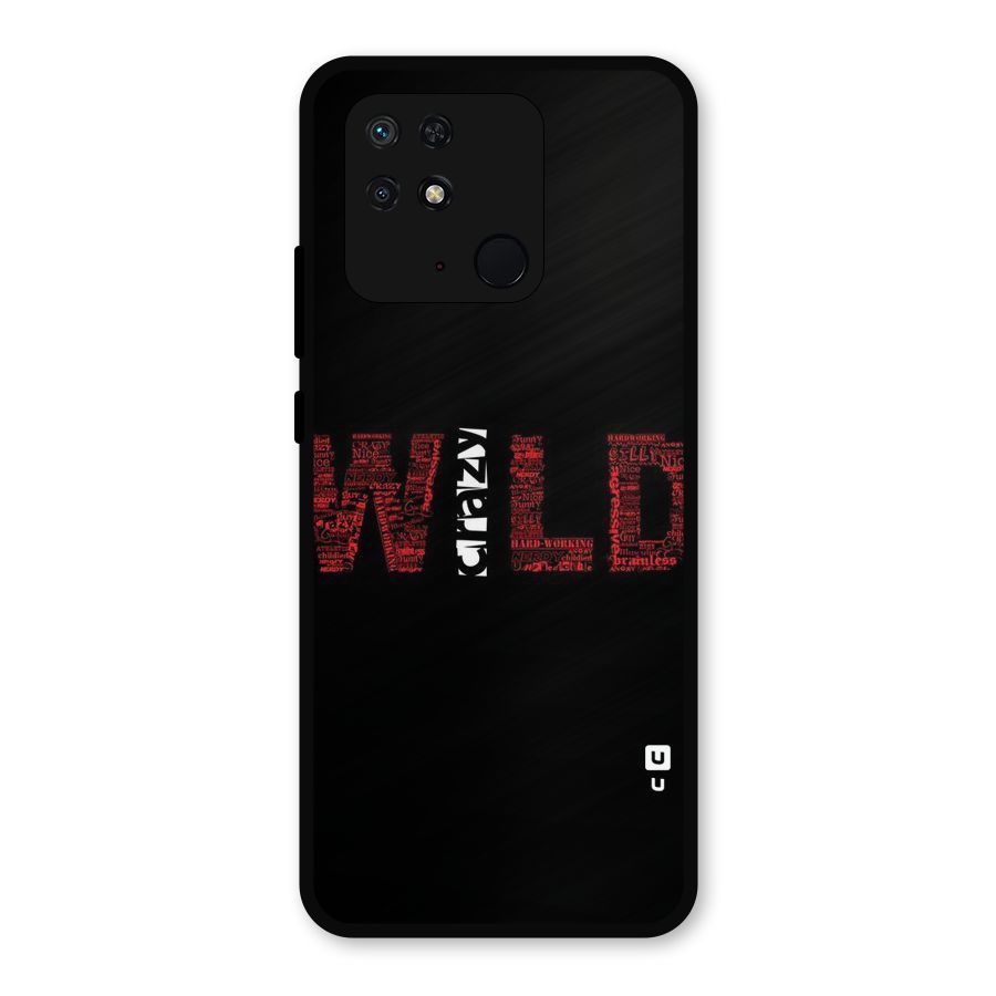 Wild Crazy Metal Back Case for Redmi 10