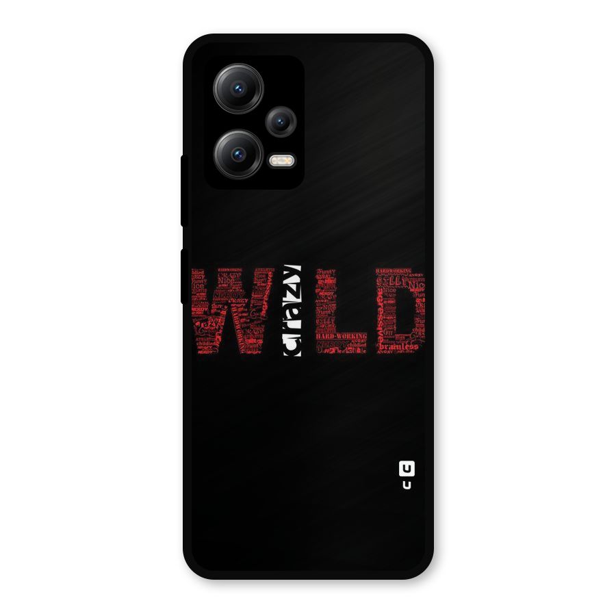 Wild Crazy Metal Back Case for Redmi Note 12 5G