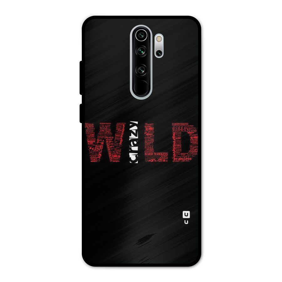 Wild Crazy Metal Back Case for Redmi Note 8 Pro