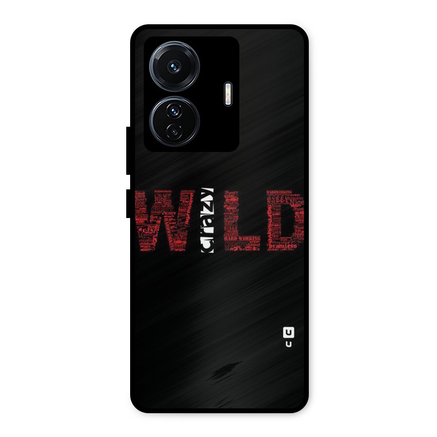 Wild Crazy Metal Back Case for Vivo T1 Pro