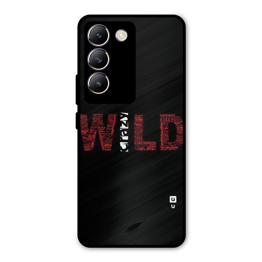 Wild Crazy Metal Back Case for Vivo T3 5G