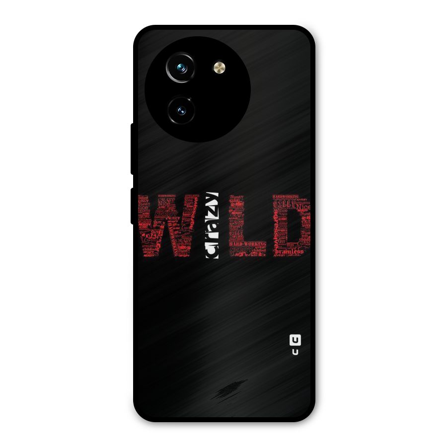 Wild Crazy Metal Back Case for Vivo T3x