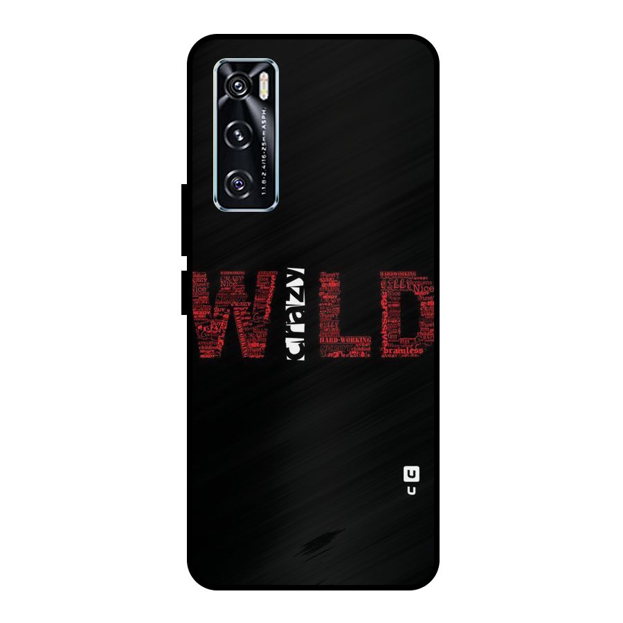 Wild Crazy Metal Back Case for Vivo V20 SE