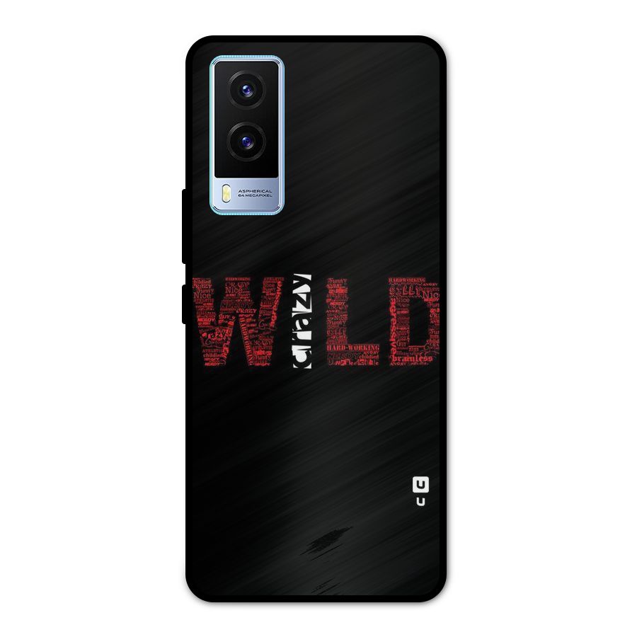 Wild Crazy Metal Back Case for Vivo V21e 5G