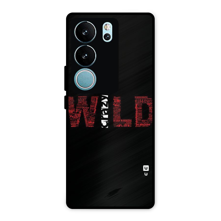 Wild Crazy Metal Back Case for Vivo V29 Pro