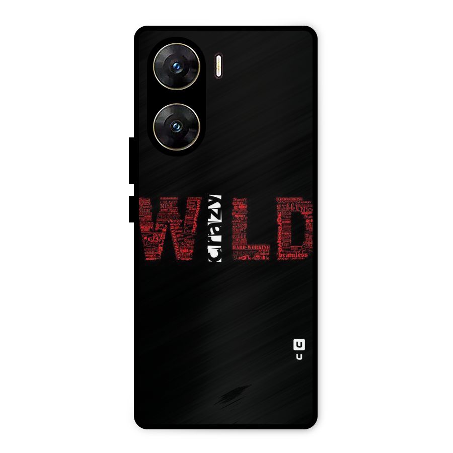 Wild Crazy Metal Back Case for Vivo V29e
