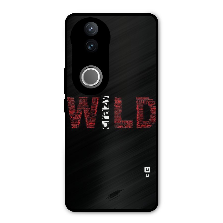 Wild Crazy Metal Back Case for Vivo V50e