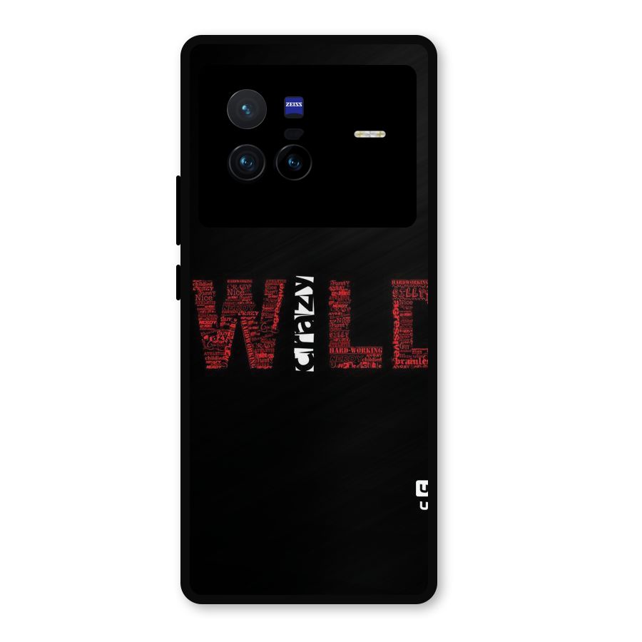 Wild Crazy Metal Back Case for Vivo X80