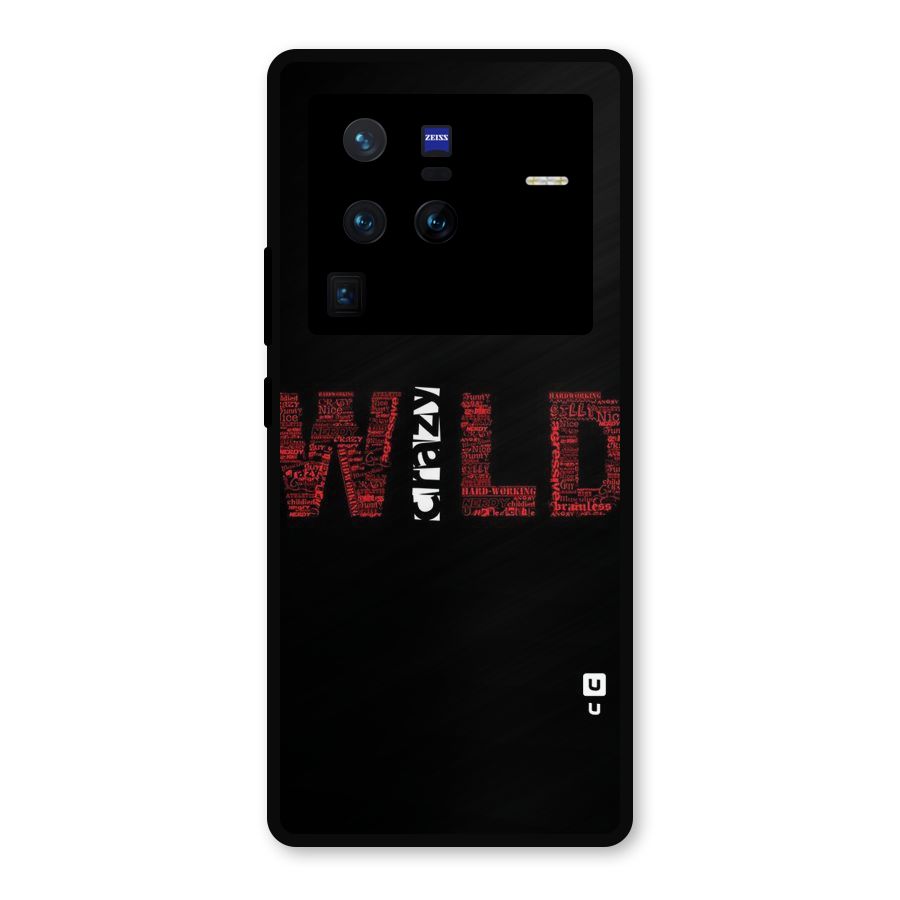 Wild Crazy Metal Back Case for Vivo X80 Pro