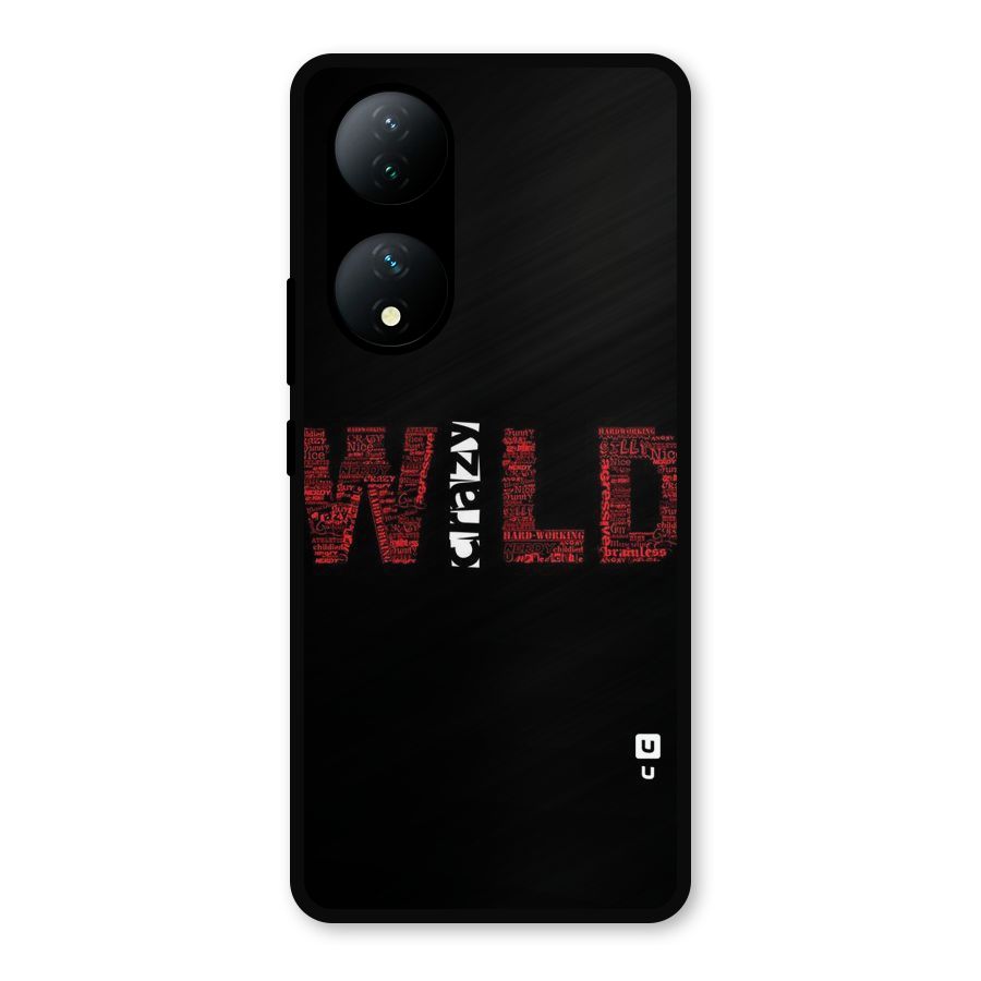 Wild Crazy Metal Back Case for Vivo Y100a