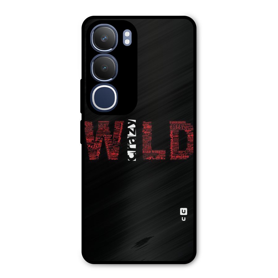 Wild Crazy Metal Back Case for Vivo Y29