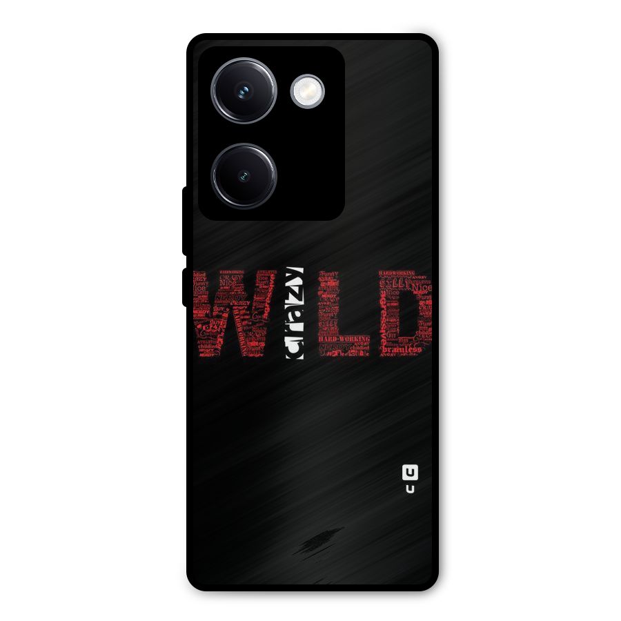 Wild Crazy Metal Back Case for Vivo Y300 Plus