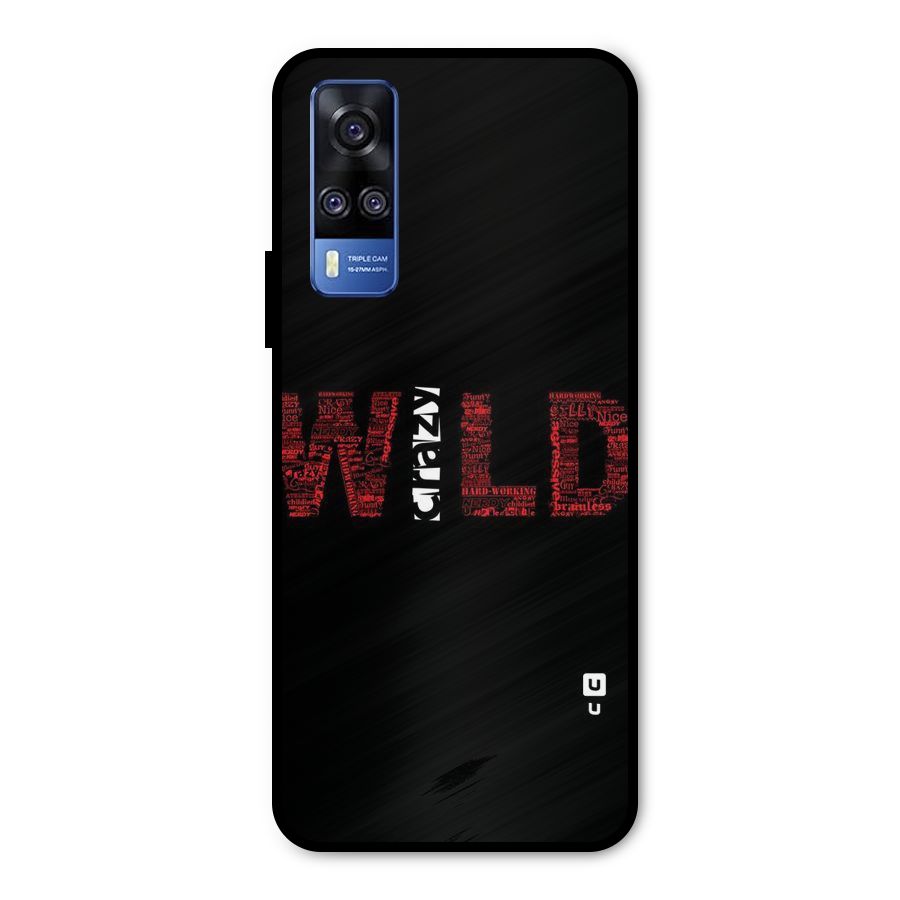 Wild Crazy Metal Back Case for Vivo Y51A