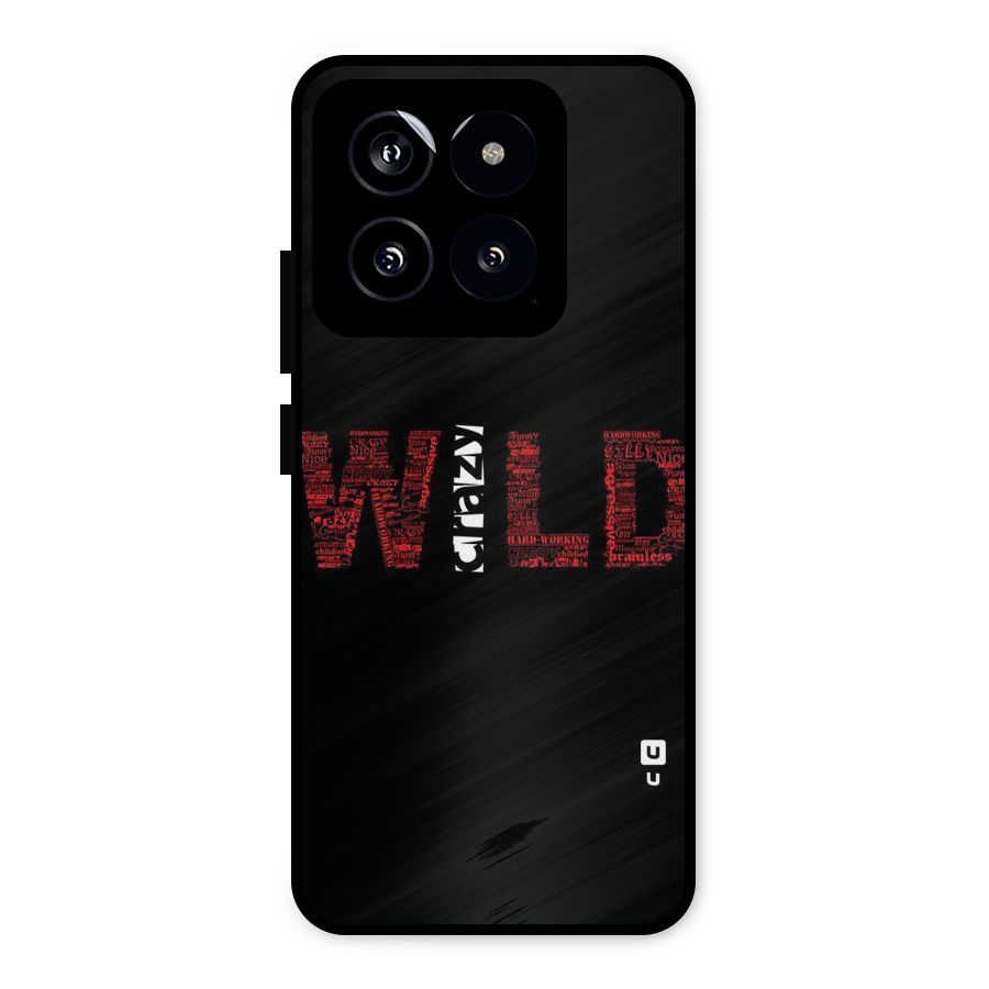 Wild Crazy Metal Back Case for Xiaomi 14