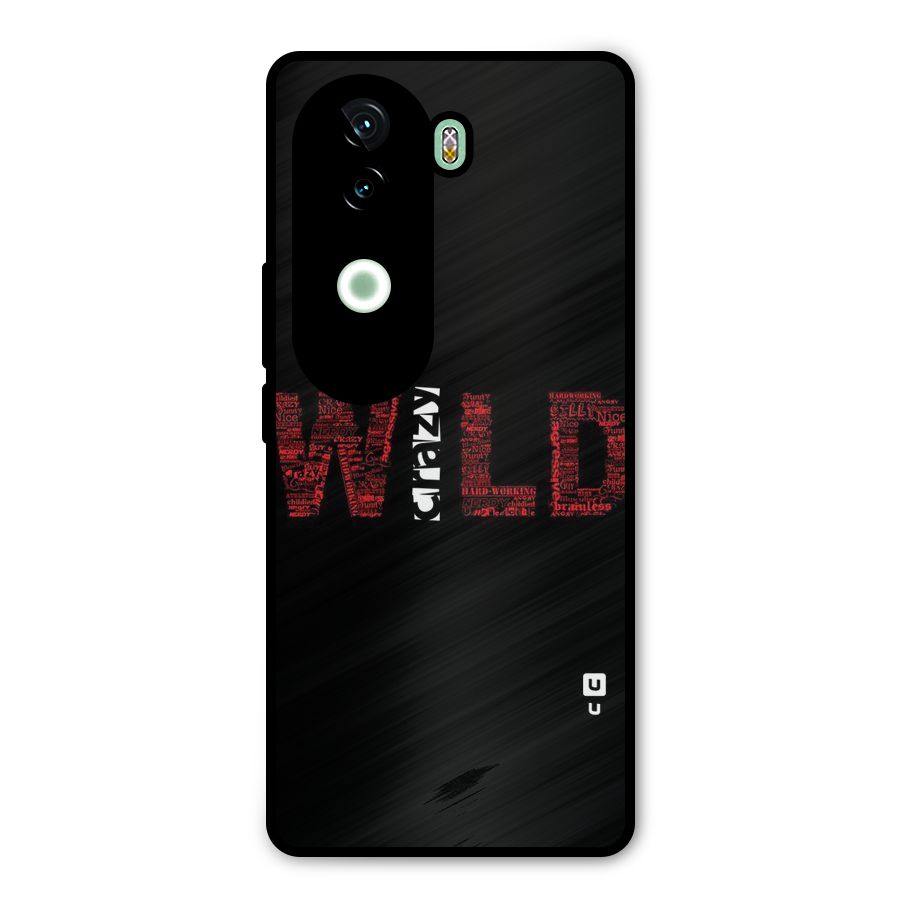 Wild Crazy Metal Back Case for iQOO Z9s
