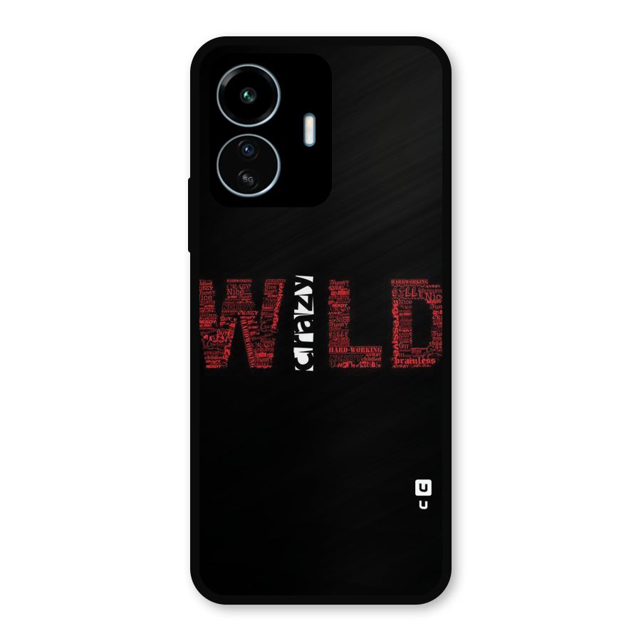 Wild Crazy Metal Back Case for vivo iQOO Z6 Lite 5G