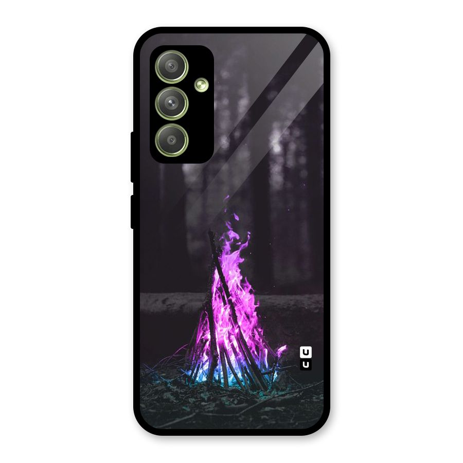 Wild Fire Glass Back Case for Galaxy A54