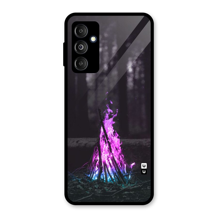 Wild Fire Glass Back Case for Galaxy M14 5G