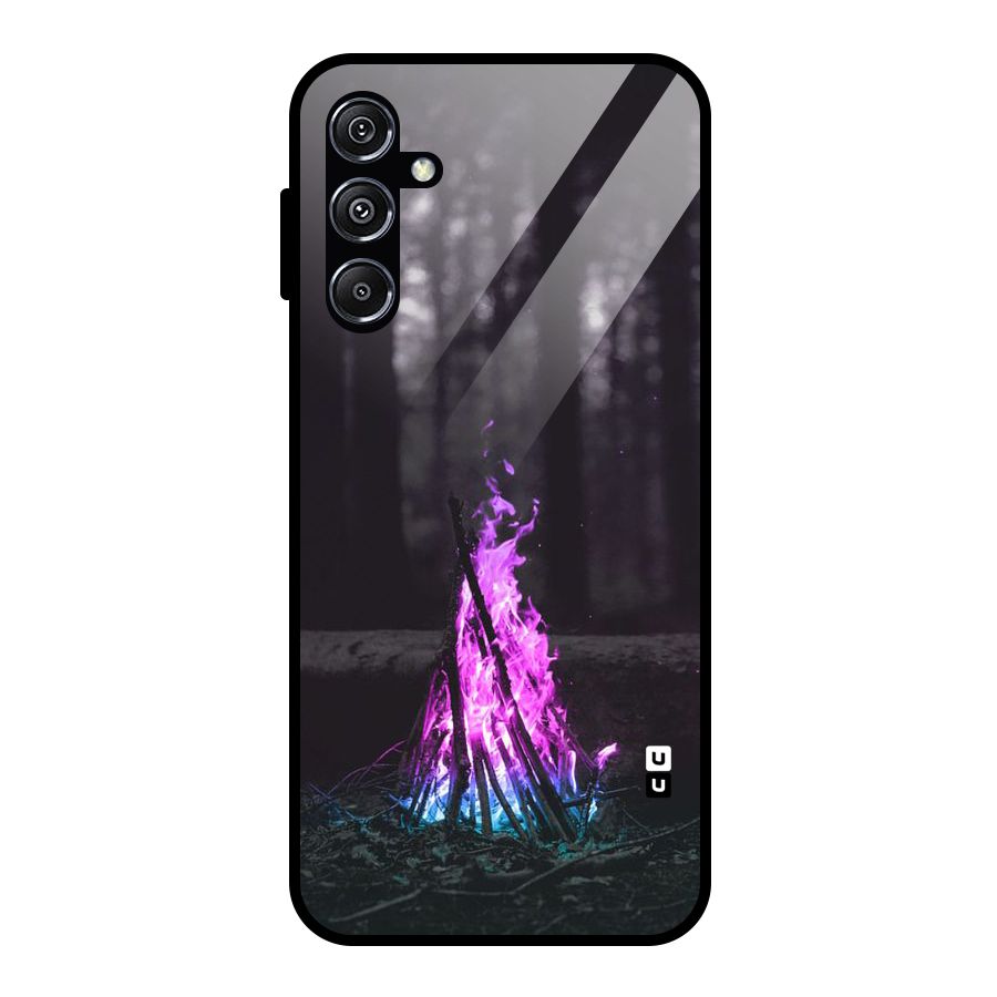 Wild Fire Glass Back Case for Galaxy M34 5G