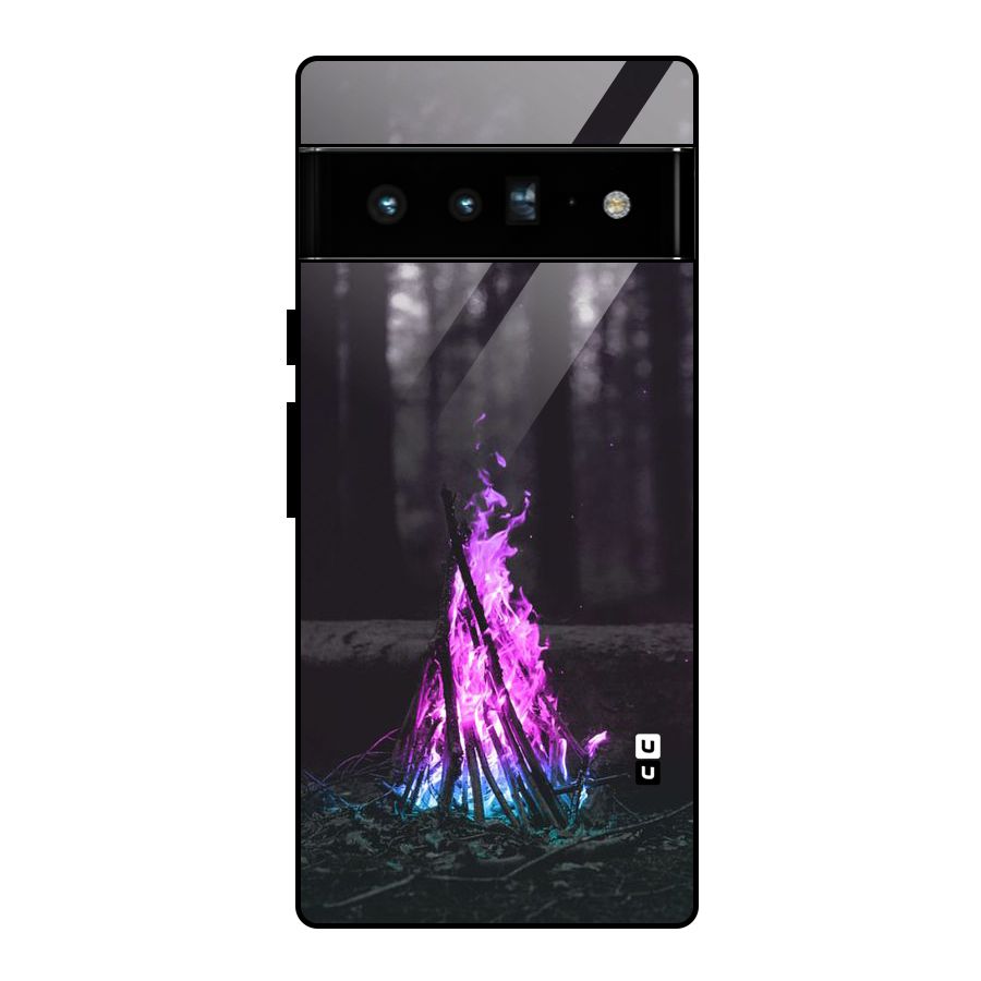 Wild Fire Glass Back Case for Google Pixel 6 Pro