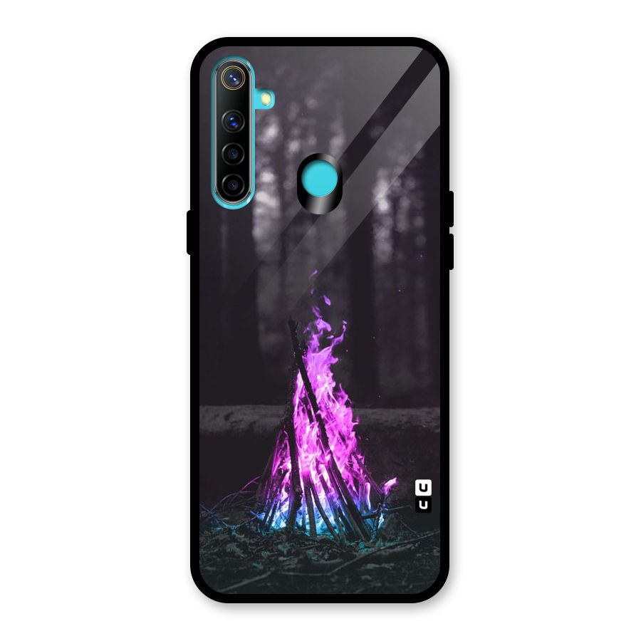Wild Fire Glass Back Case for Realme 5