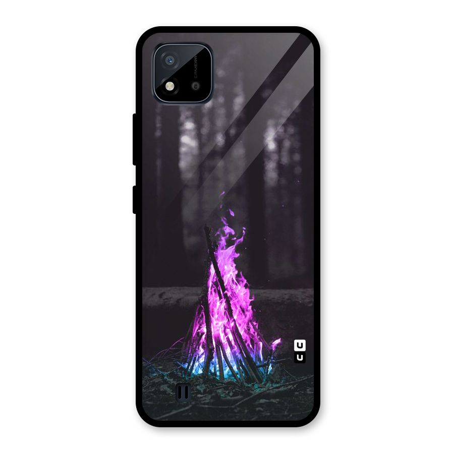 Wild Fire Glass Back Case for Realme C11 2021