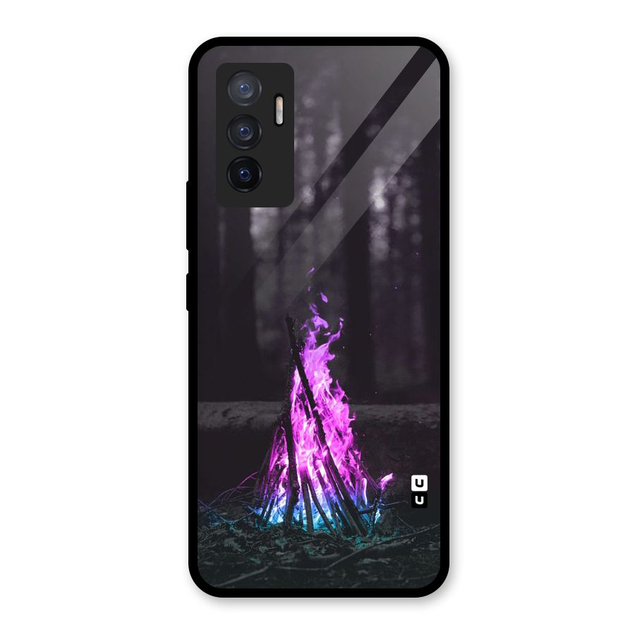 Wild Fire Glass Back Case for Vivo V23e