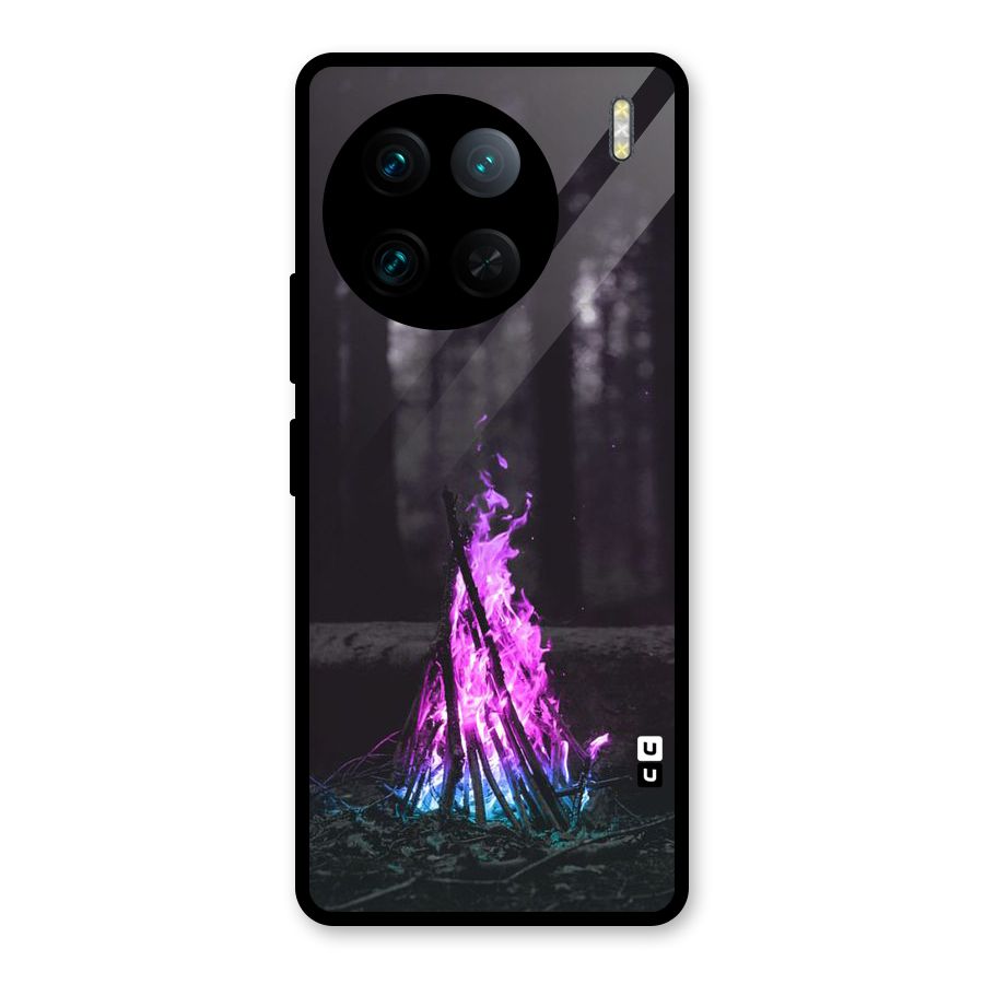 Wild Fire Glass Back Case for Vivo X90 Pro