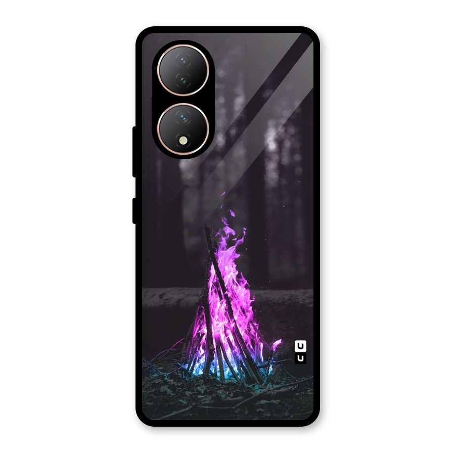 Wild Fire Glass Back Case for Vivo Y100A