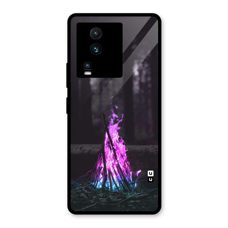 Wild Fire Glass Back Case for Vivo iQOO Neo 7