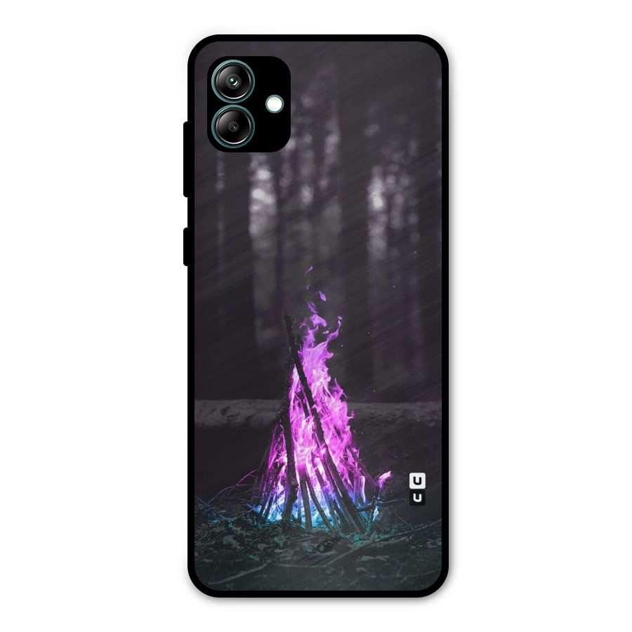 Wild Fire Metal Back Case for Galaxy A04