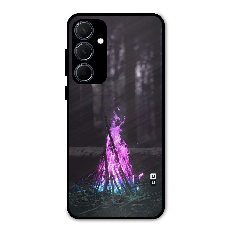 Wild Fire Metal Back Case for Galaxy A35