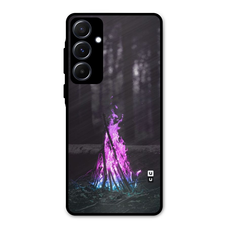 Wild Fire Metal Back Case for Galaxy A55