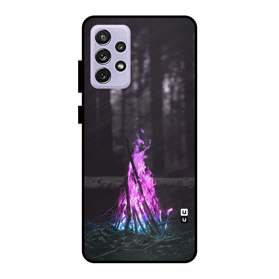 Wild Fire Metal Back Case for Galaxy A72