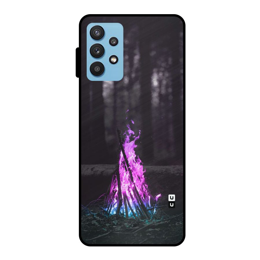 Wild Fire Metal Back Case for Galaxy M32 5G