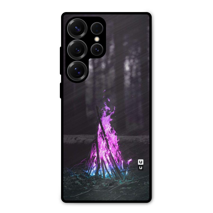 Wild Fire Metal Back Case for Galaxy S25 Ultra