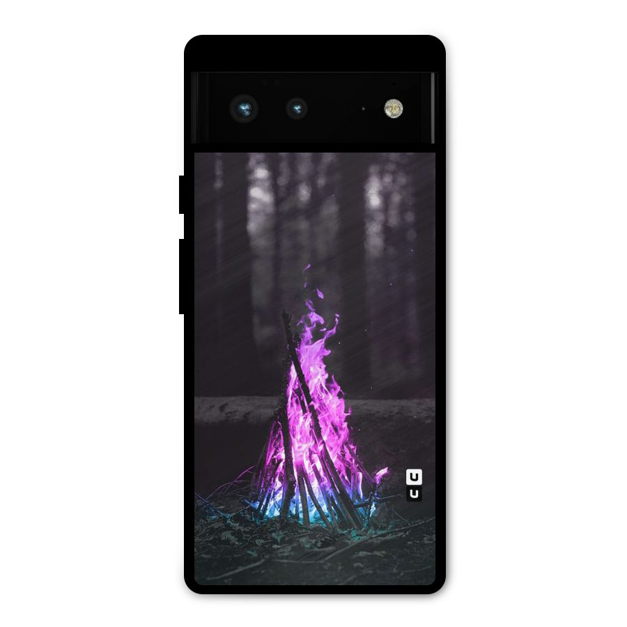 Wild Fire Metal Back Case for Google Pixel 6