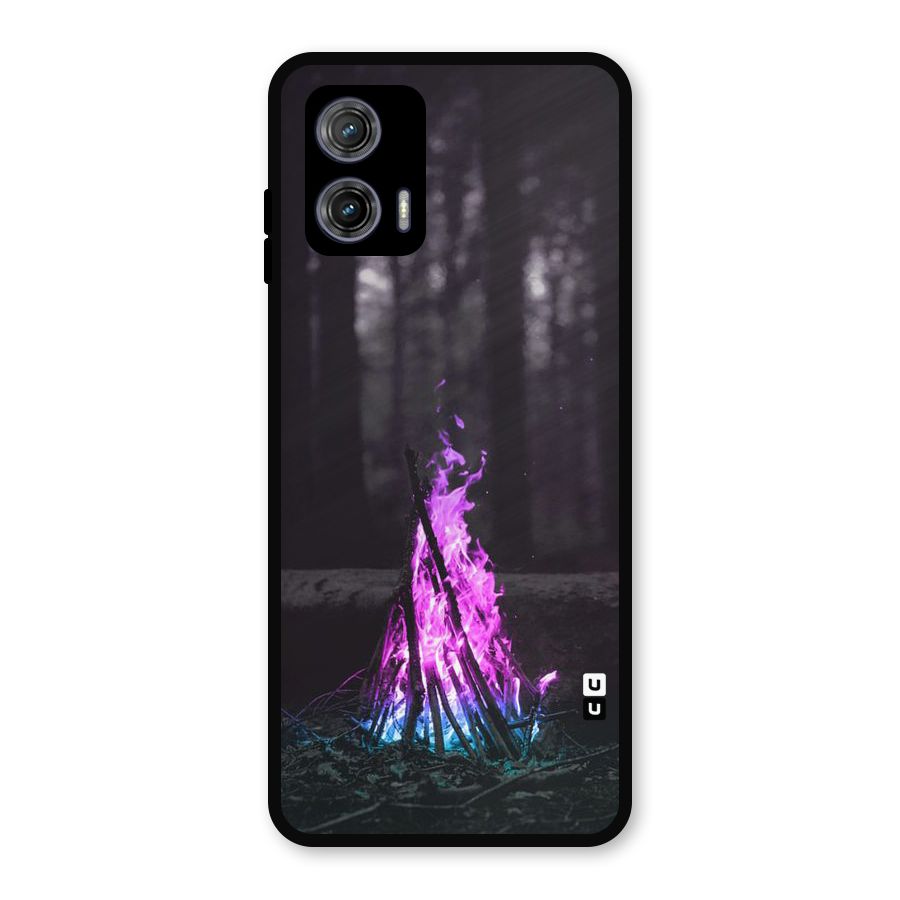 Wild Fire Metal Back Case for Moto G73
