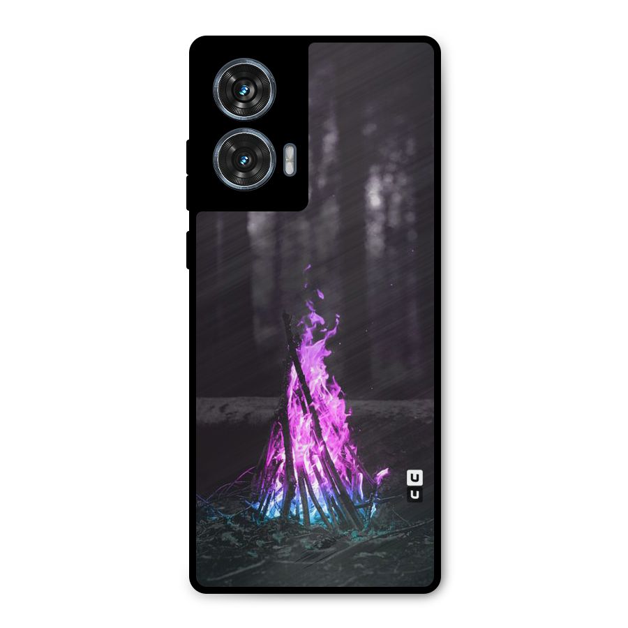 Wild Fire Metal Back Case for Motorola G96