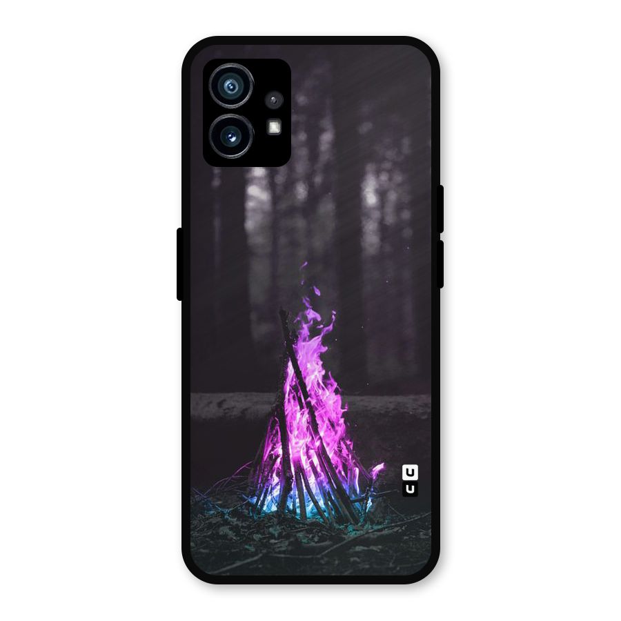 Wild Fire Metal Back Case for Nothing Phone 1