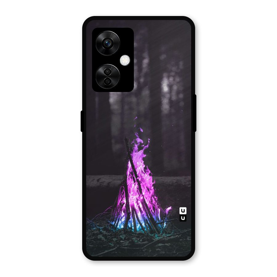 Wild Fire Metal Back Case for OnePlus Nord CE 3 Lite