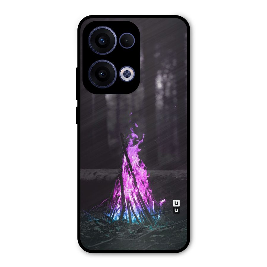Wild Fire Metal Back Case for Oppo Reno13