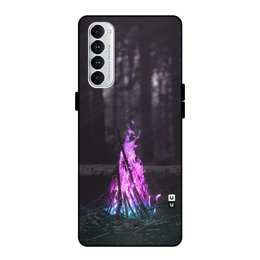Wild Fire Metal Back Case for Oppo Reno4 Pro