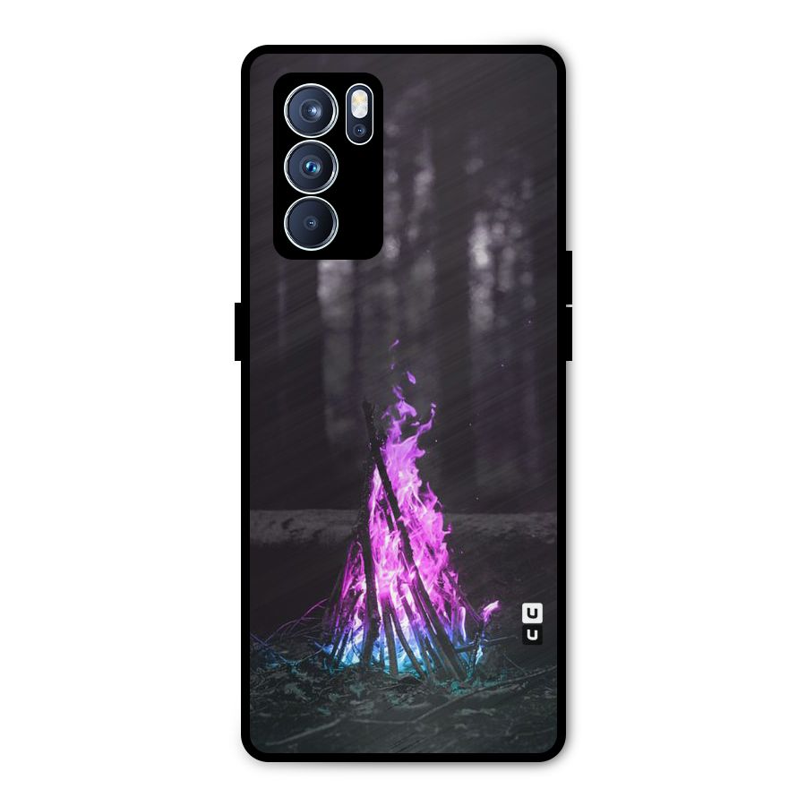 Wild Fire Metal Back Case for Oppo Reno6 Pro 5G